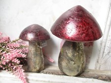 Pilze braun silber Weihnachten