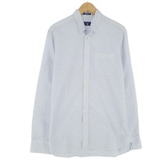 GANT Herrenhemd Mehrfarbig Windward Poplin Gestreift Baumwolle Oh1 Größe L
