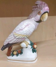 Porzellan Figur Kakadu Alt Selten 2,05 Kilo