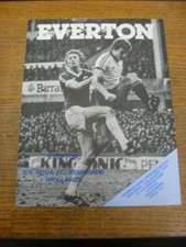 08.11.1979 Everton v Roda Kerkrade [Friendly] (gefaltet)