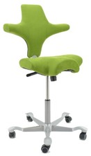 Drehstuhl Capisco 8106 - Comfort+ grün - HAG /Flokk, Bürostuhl