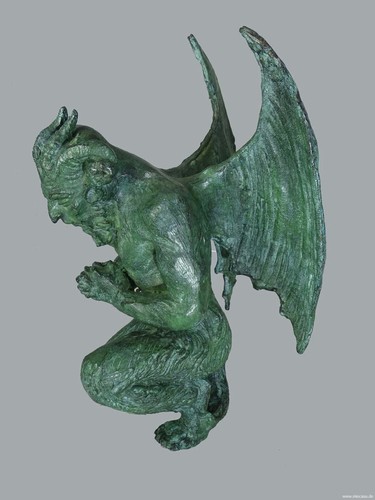 Bronzefigur teufel satan - bronzefigur,