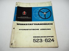 Reparatur IHC 523 624 Hydrostatische Lenkung Werkstatthandbuch Repartur 1969