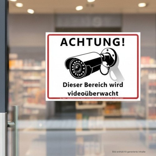 Aufkleber set achtung - set, 3x