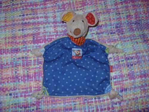 Sigikid schmusetuch maus blau - schmusetuch,