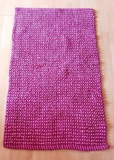 Badteppich, 100% Baumwolle, pink/rosa, ca. 107 cm lang und ca. 60 cm breit