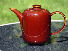 Melitta Kaffeekanne mit Deckel, 1l, kaffeebraun, Keramik glasiert