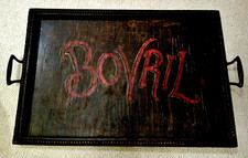 Tablett Holz Jugendstil groß