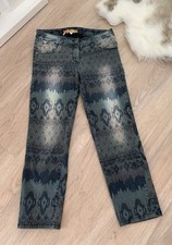 BIBA Hose 7/8el Ethno Muster - Damen Gr.38!