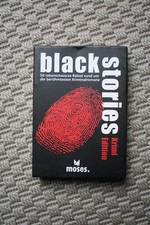 Black Stories * Krimi Edition * 50 rabenschwarze Rätsel * neuwertig