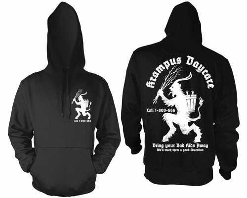 Krampus daycare kapu sweater - krampus,