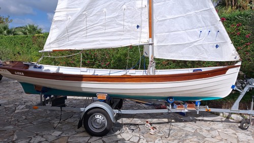 Segeljolle gaffelsegler - segeljolle,,