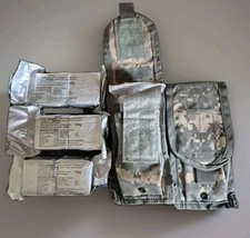 2 Stück US Army Magazin Tasche M4 M16 Molle II UCP ACU + 4 Pakete Kekse