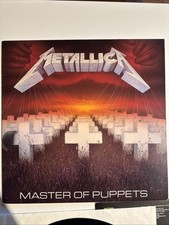 Metallica - Master of Puppets Vinyl Original 1986 First Press Rare !! NM RR 9717
