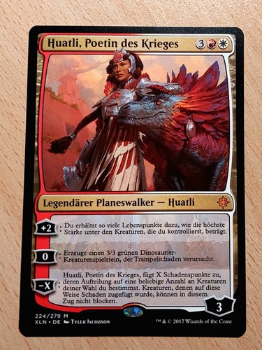 Mtg magic huatli poetin - huatli,,