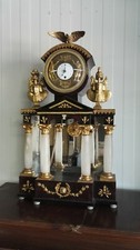 Wiener Hausherrenuhr Glockenschläger Jacquemart Automatenuhr Standuhr Empire