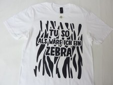 lustiges T-Shirt Zebra Fasching Karneval Herren Gr. S, Tu so als wäre ich ein