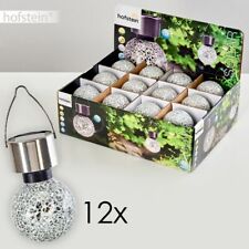 Deko Lampe Solar LED Garten Balkon Terrassen Außen Hänge Beleuchtung 12er Set