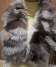 Silberfuchs echt Pelzkragen