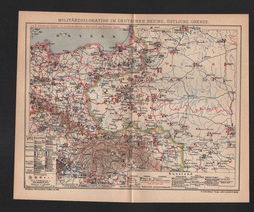Landkarte map 1904