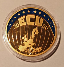 Liberia 5 Dollars 2000 ECU Cu