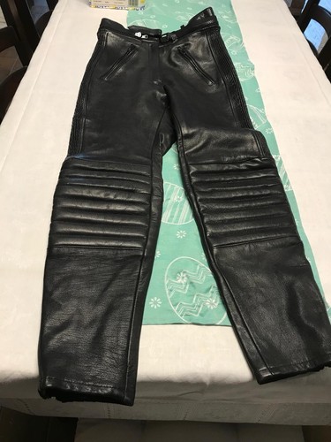 Motorradhose echt leder - leder, damen