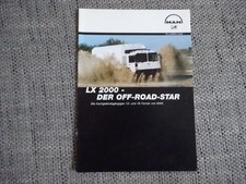 MAN LX 2000 LKW Truck Prospekt