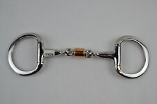 Olivenkopf Trense doppelt gebrochen Gebiss aus Edelstahl mit Kupferrolle 12,5 cm