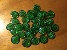 Deko, Nuggets, Glasnuggets, Dekomaterial grün  für Schalen und Vasen