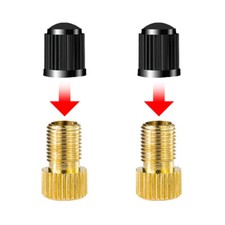 2 Fahrrad Ventil Adapter