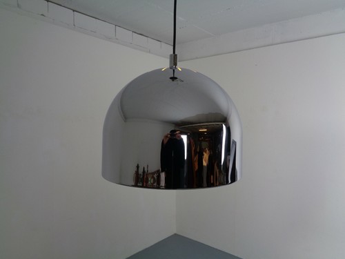 Large chrome plated ceiling - large, chrome-plated