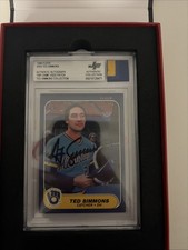 Ted Simmons 1986 Fleer Auto