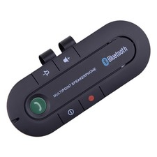 1x Drahtloser Bluetooth freihändiger Auto Lautsprecher Telefon Visier Klipp
