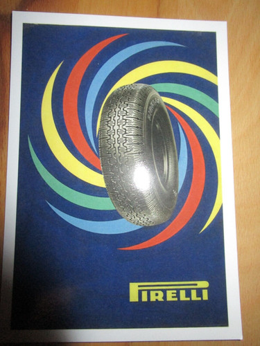 Werbepostkarte pirelli motiv - werbepostkarte,