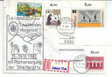 Einschreibbrief Gebirgsdivision Leuchtendes Morgenrot 1982/1984 Postversorgung 