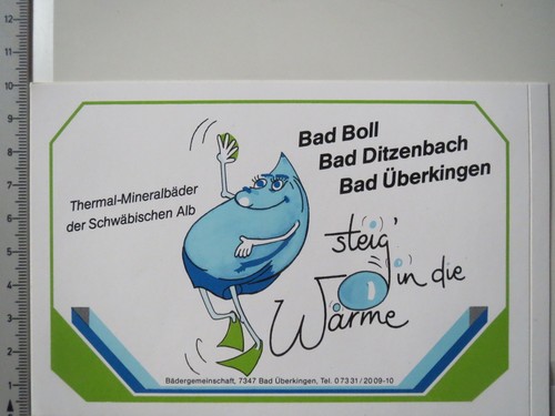 Aufkleber sticker bad boll - bad,