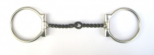 Twisted wire ring snaffle - twisted,