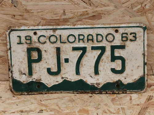 Altes nummernschild usa - altes,
