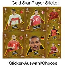 Topps EM 24 UEFA EURO 2024 Germany -  Gold - SP - Sticker-Auswahl/Choose