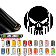 2x Totenkopf Vinyl Aufkleber