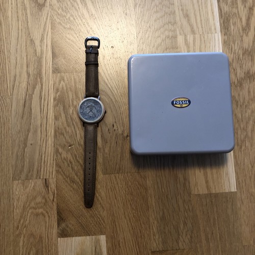 Fossil moon landing watch - moon,