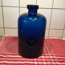 Schöne antike Apothekerflasche Flasche in Blau, ca. 5,3 Kg, ca. 35cm hoch