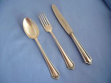 Becker - Besteck 33 Teile - 11 Messer +  Gabeln + Löffel - 90er - Tafelbesteck