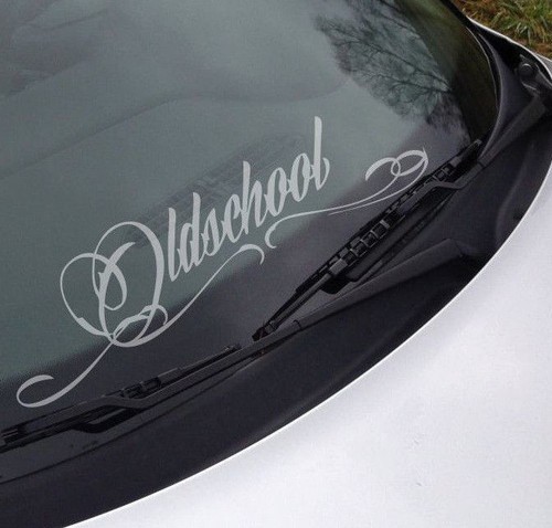 Oldschool aufkleber classic - aufkleber,