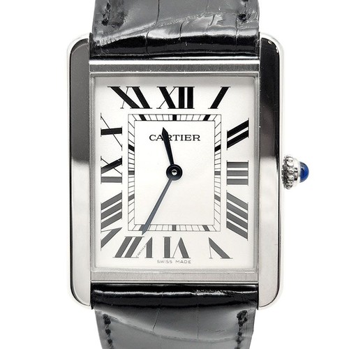 Cartier tank solo stahl - tank, uhr