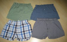 4 x Schlafshorts Gr. 134 140  Boxershorts Baumwolle H&M + Chapter Young