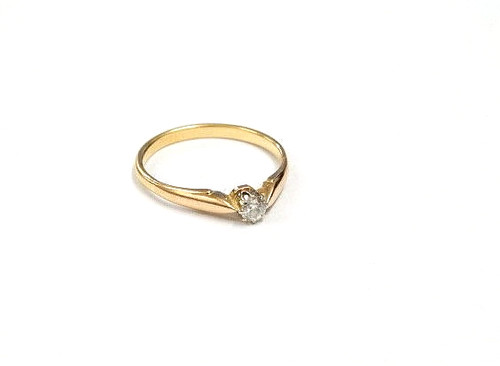2551 gold 750 ring mit - gold,