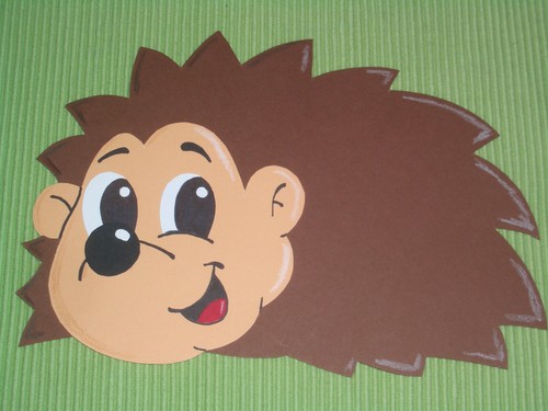 Schönes fensterbild igel - schönes,