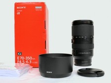 Sony E 70-350mm F/4,5-6,3 G OSS Teleobjektiv, gebraucht, neuwertig