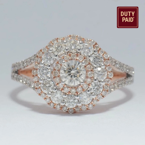 35ct natural diamond floral - diamond,